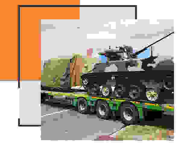Перевозка военной техники в Выксе